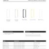 Zoo Hardware TDFPS-192-MW Square Block Cabinet handle 192mm CTC Matt White Finish