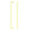 Zoo Hardware TDFPS-160-PG Square Block Cabinet handle 160mm CTC Polished Gold Finish
