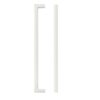 Zoo Hardware TDFPS-192-BN Square Block Cabinet handle 192mm CTC Brushed Nickel Finish