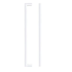 Zoo Hardware TDFPS-224-CP Square Block Cabinet handle 224mm CTC Polished Chrome Finish