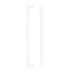 Zoo Hardware TDFPS-192-MW Square Block Cabinet handle 192mm CTC Matt White Finish