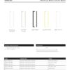 Zoo Hardware TDFPS-224-BG Square Block Cabinet handle 224mm CTC Brushed Gold Finish