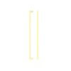 Zoo Hardware TDFPS-320-BG Square Block Cabinet handle 320mm CTC Brushed Gold Finish