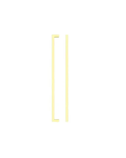 Zoo Hardware TDFPS-320-BG Square Block Cabinet handle 320mm CTC Brushed Gold Finish
