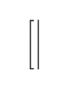 Zoo Hardware TDFPS-320-MB Square Block Cabinet handle 320mm CTC Matt Black Finish