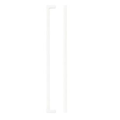 Zoo Hardware TDFPS-320-MW Square Block Cabinet handle 320mm CTC Matt White Finish