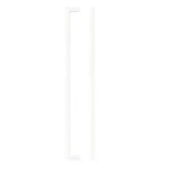 Zoo Hardware TDFPS-320-MW Square Block Cabinet handle 320mm CTC Matt White Finish