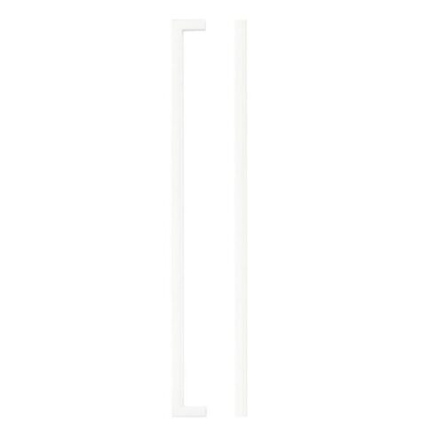 Zoo Hardware TDFPS-320-MW Square Block Cabinet handle 320mm CTC Matt White Finish