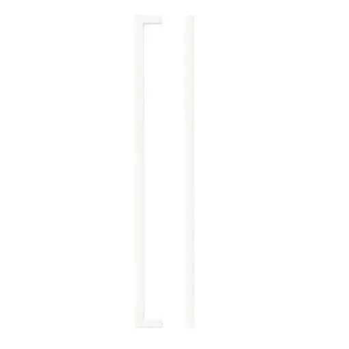 Zoo Hardware TDFPS-320-MW Square Block Cabinet handle 320mm CTC Matt White Finish