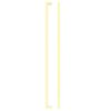 Zoo Hardware TDFPS-448-BG Square Block Cabinet handle 448mm CTC Brushed Gold Finish