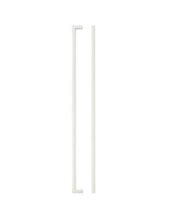 Zoo Hardware TDFPS-448-BN Square Block Cabinet handle 448mm CTC Brushed Nickel Finish