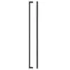Zoo Hardware TDFPS-448-MB Square Block Cabinet handle 448mm CTC Matt Black Finish