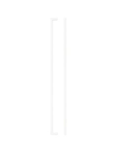 Zoo Hardware TDFPS-448-MW Square Block Cabinet handle 448mm CTC Matt White Finish