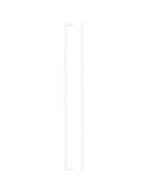 Zoo Hardware TDFPS-448-MW Square Block Cabinet handle 448mm CTC Matt White Finish