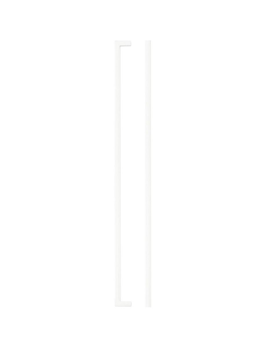 Zoo Hardware TDFPS-448-MW Square Block Cabinet handle 448mm CTC Matt White Finish