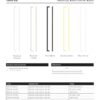 Zoo Hardware TDFPS-448-MB Square Block Cabinet handle 448mm CTC Matt Black Finish