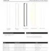 Zoo Hardware TDFPS-448-MB Square Block Cabinet handle 448mm CTC Matt Black Finish