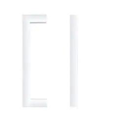 Zoo Hardware TDFPS-96-CP Square Block Cabinet handle 96mm CTC Polished Chrome Finish