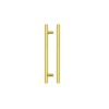 Zoo Hardware TDFPT-160-220BG T Bar Cabinet handle 160mm CTC, 220mm Total length Brushed Gold Finish