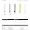 Zoo Hardware TDFPT-192-252MB T Bar Cabinet handle 192mm CTC, 252mm Total length Matt Black Finish