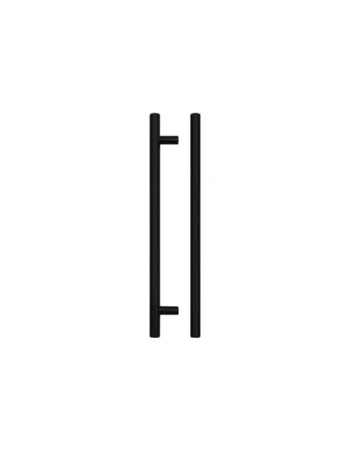 Zoo Hardware TDFPT-192-252MB T Bar Cabinet handle 192mm CTC, 252mm Total length Matt Black Finish