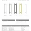 Zoo Hardware TDFPT-224-284MB T Bar Cabinet handle 224mm CTC, 284mm Total length Matt Black Finish