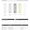 Zoo Hardware TDFPT-224-284BN T Bar Cabinet handle 224mm CTC, 284mm Total length Brushed Nickel Finish