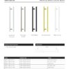 Zoo Hardware TDFPT-256-316BG T Bar Cabinet handle 256mm CTC, 316mm Total length Brushed Gold Finish