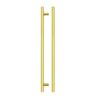 Zoo Hardware TDFPT-256-316BG T Bar Cabinet handle 256mm CTC, 316mm Total length Brushed Gold Finish