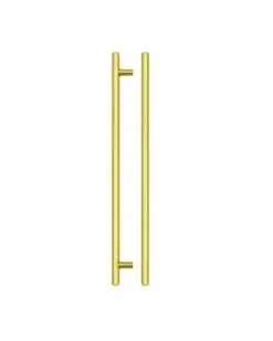 Zoo Hardware TDFPT-256-316BG T Bar Cabinet handle 256mm CTC, 316mm Total length Brushed Gold Finish