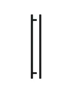 Zoo Hardware TDFPT-224-284MB T Bar Cabinet handle 224mm CTC, 284mm Total length Matt Black Finish