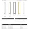 Zoo Hardware TDFPT-320-380CP T Bar Cabinet handle 320mm CTC, 380mm Total length Polished Chrome Finish