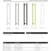 Zoo Hardware TDFPT-320-380CP T Bar Cabinet handle 320mm CTC, 380mm Total length Polished Chrome Finish