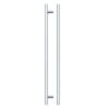 Zoo Hardware TDFPT-320-380CP T Bar Cabinet handle 320mm CTC, 380mm Total length Polished Chrome Finish