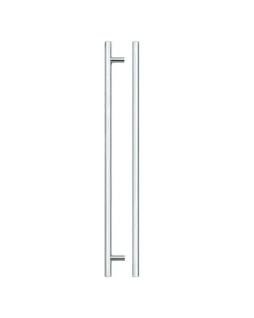 Zoo Hardware TDFPT-320-380CP T Bar Cabinet handle 320mm CTC, 380mm Total length Polished Chrome Finish