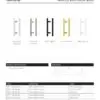 Zoo Hardware TDFPT-96-156CP T Bar Cabinet handle 96mm CTC, 156mm Total length Polished Chrome Finish