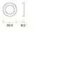 Zoo Hardware ZPZ004-FSB Turn and Release with Escutcheon (50mm Dia.) Pvd Satin Brass
