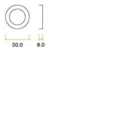 Zoo Hardware ZPZ004-FSB Turn and Release with Escutcheon (50mm Dia.) Pvd Satin Brass