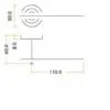 Zoo Hardware ZPZ090-TRG Lucca Door Handle - Screw On Rose Rose Gold