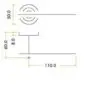 Zoo Hardware ZPZ090-FSB Lucca Door Handle - Screw On Rose Pvd Satin Brass