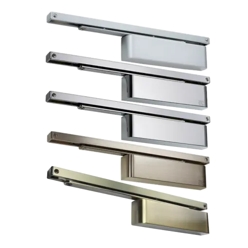 Rutland TS.11204 Door Closer EN 2-4 Cam Action Door Closer c/w Semi-radius cover & Slidearm Antique Brass
