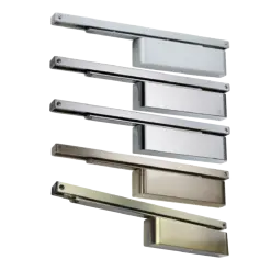 Rutland TS.11204 Door Closer EN 2-4 Cam Action Door Closer c/w Semi-radius cover & Slidearm Silver