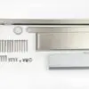 Rutland TS.11204 Door Closer EN 2-4 Cam Action Door Closer c/w Semi-radius cover & Slidearm PVD Brass