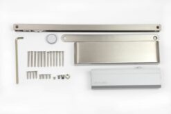 Rutland TS.11204 Door Closer EN 2-4 Cam Action Door Closer c/w Semi-radius cover & Slidearm Silver