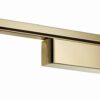 Rutland TS.11205 Door Closer EN 2-5 Cam Action Door Closer c/w Semi-Radius Cover & Slidearm PVD Brass