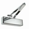Rutland TS.3204 Door Closer, BC c/w Cover, Flatbar Armset Polished Nickel