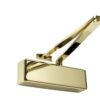 Rutland TS.3204 Door Closer, BC c/w Cover, Flatbar Armset PVD Brass