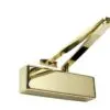 Rutland TS.3204 Door Closer, BC c/w Cover, Flatbar Armset PVD Brass