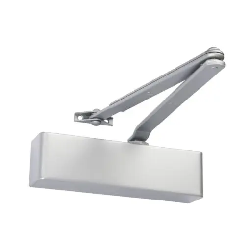 Rutland TS.4204 Door Closer c/w Cover, Flatbar Armset Satin Nickel
