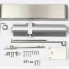 Rutland TS.5204 Door Closer DABC c/w Semi-Radius Cover, Flatbar Armset Silver